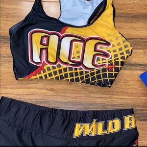 Ace cheer company Wild warriors practice set